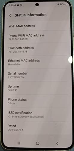 Samsung Galaxy S22 Smartphone, Factory Unlocked Android Cell Phone, 128GB, 8K Camera & Video, Brightest Display, Long Battery Life, Fast 4nm Processor, US Version, Phantom Black (Renewed)