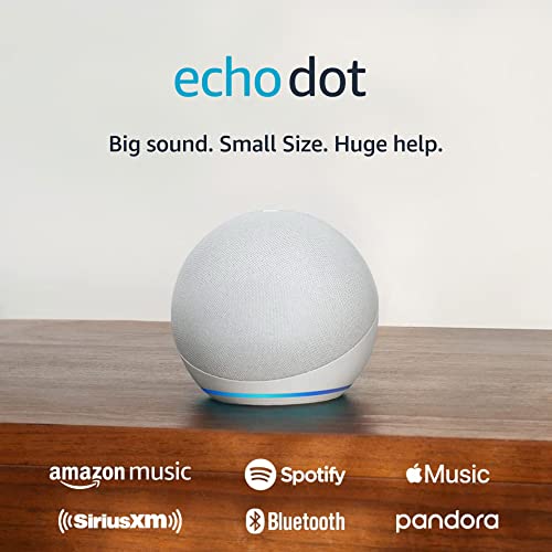Amazon Echo Dot (newest model), Vibrant sounding Alexa speaker, Great for bedrooms, dining rooms and offices, Charcoal