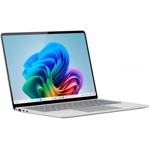 Microsoft Surface Laptop (2024), Windows 11 Copilot+ PC, 15" Touchscreen Display, Snapdragon X Elite (12 core), 16GB RAM, 256GB SSD Storage, Platinum