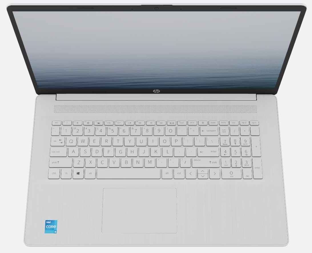 HP Laptop with Wireless Buds, 17.3" HD Display, Touch Screen, 16GB RAM, 512GB SSD Drive, Intel 6-Core Processor, HDMI, USB-Type C, Windows 11