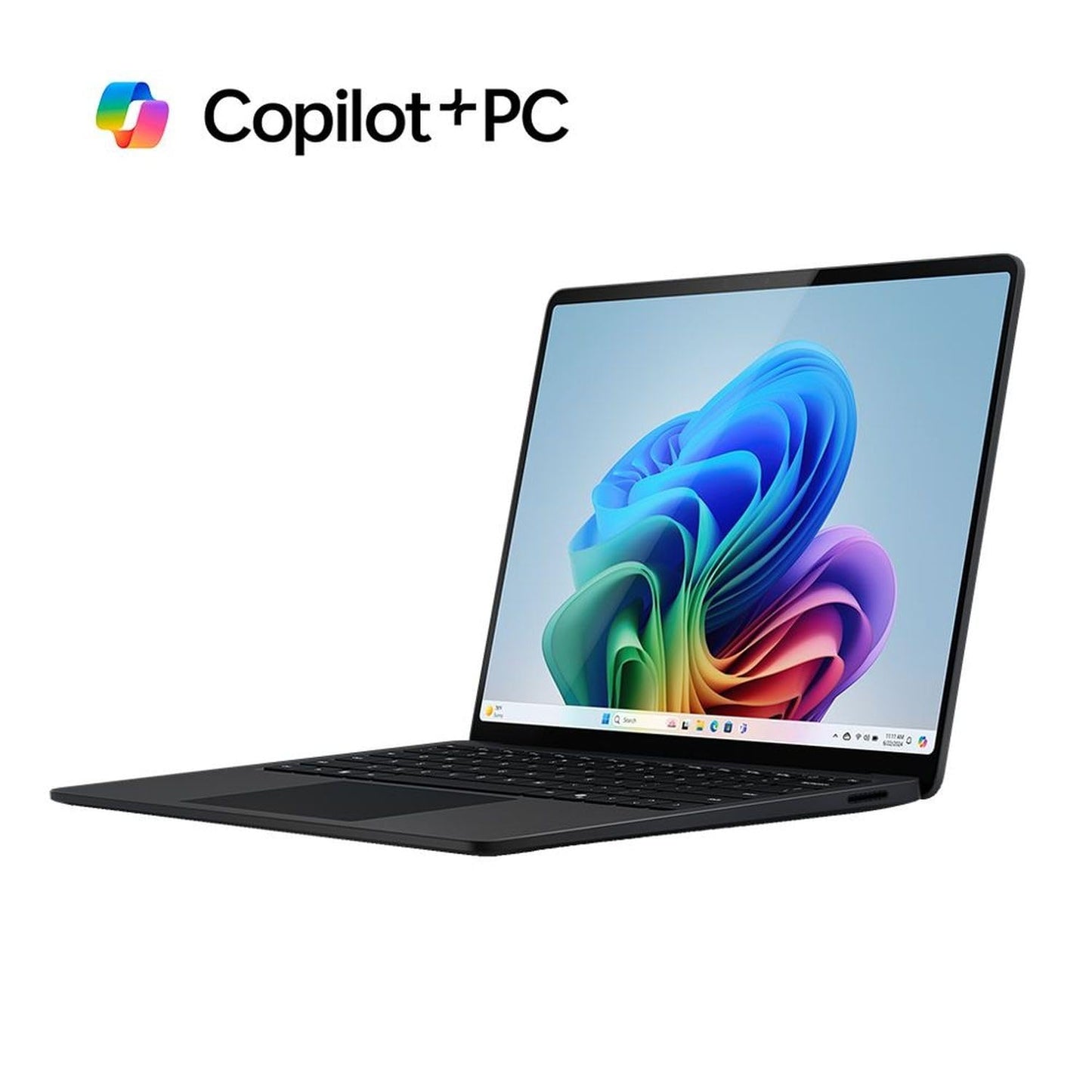 Microsoft Surface Laptop (2024), Windows 11 Copilot+ PC, 15" Touchscreen Display, Snapdragon X Elite (12 core), 16GB RAM, 256GB SSD Storage, Platinum