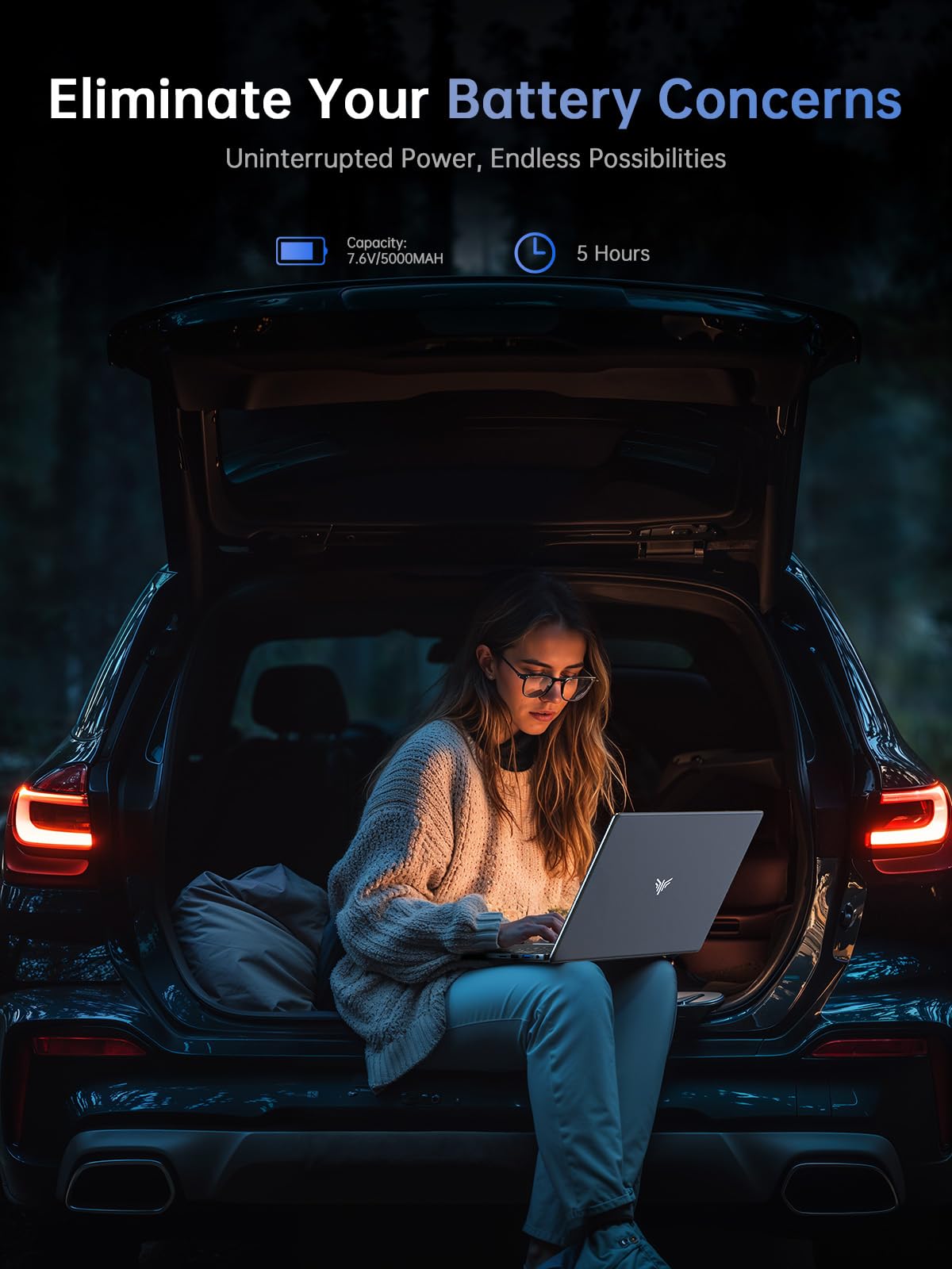 Laptop Computer Intel N-Series Windows Laptop 15.6-in 16GB DDR4 512GB SSD Traditional Laptops WiFi 5 HDMI Type-C USB3.2 Webcam 3.5mm Audio Numeric Keypad Office Laptops Student Laptops