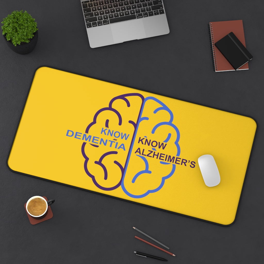 Yellow Desk Mat - Know Dementia | Know Alzheimer’s