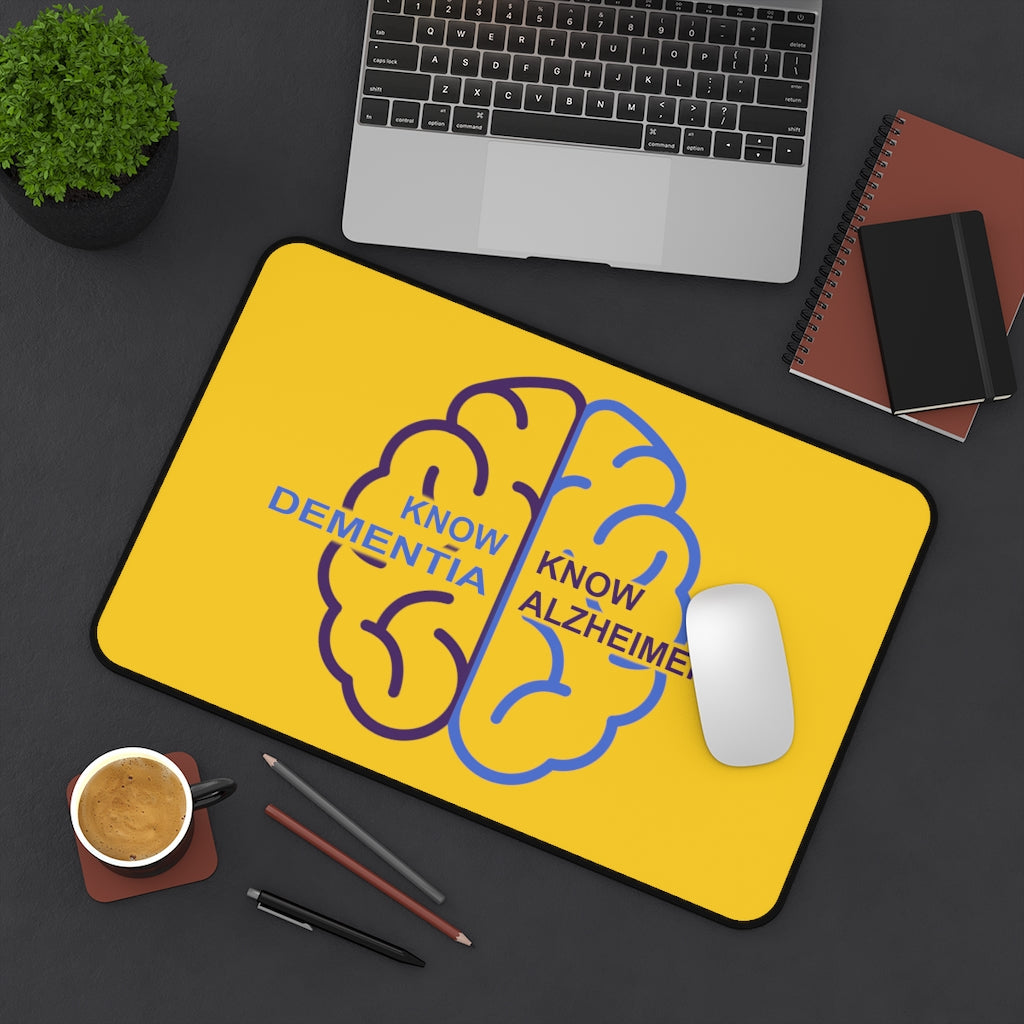 Yellow Desk Mat - Know Dementia | Know Alzheimer’s