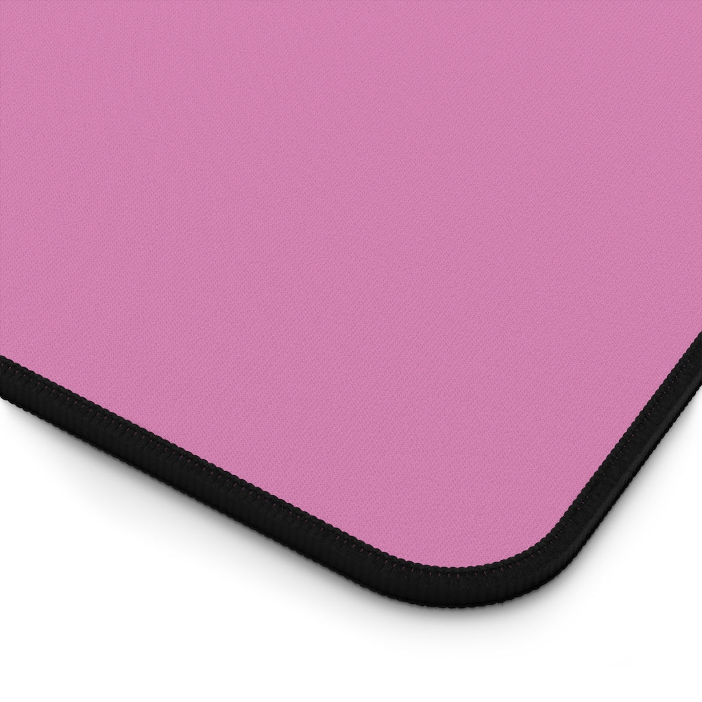 Pink Desk Mat - Promise Garden Flowers