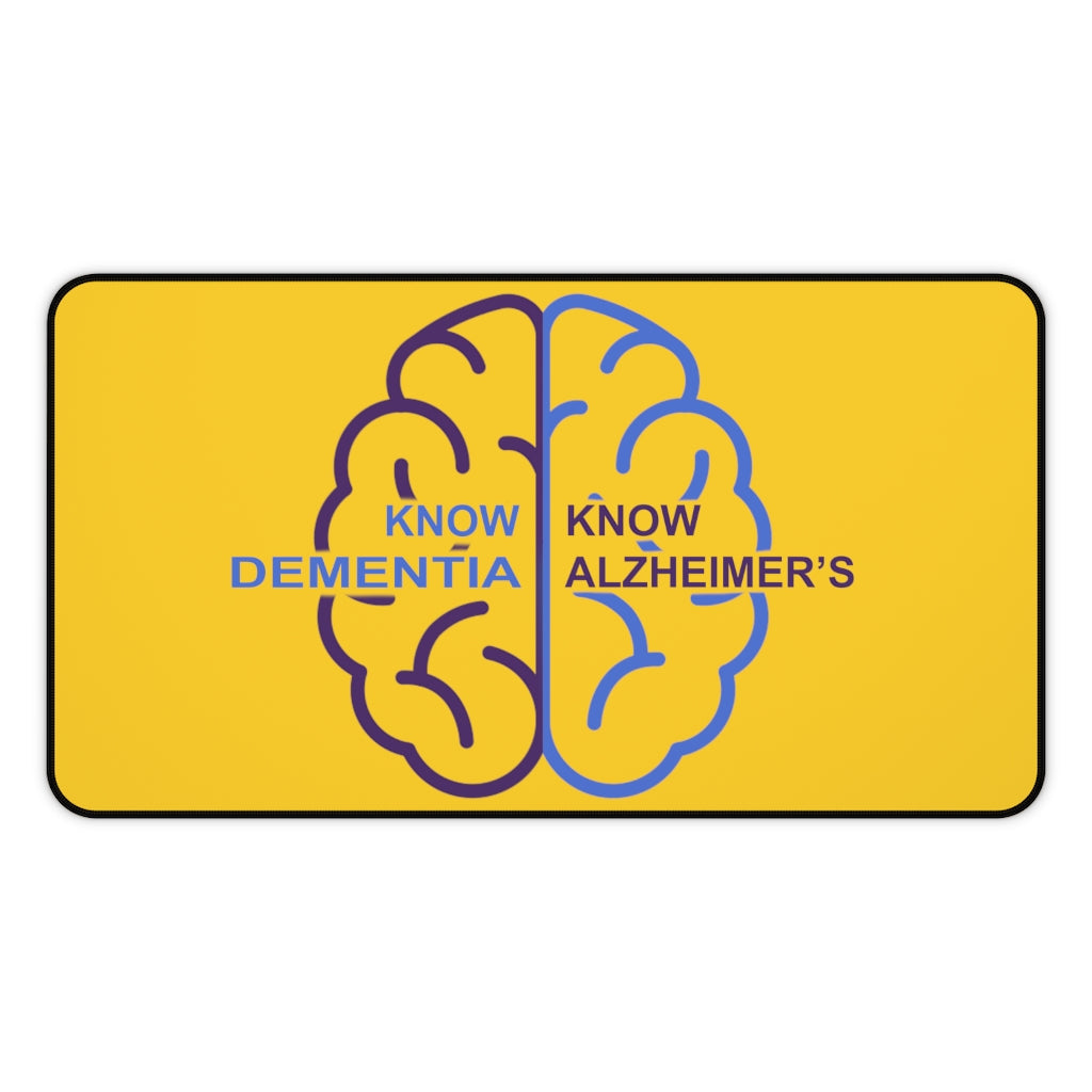 Yellow Desk Mat - Know Dementia | Know Alzheimer’s