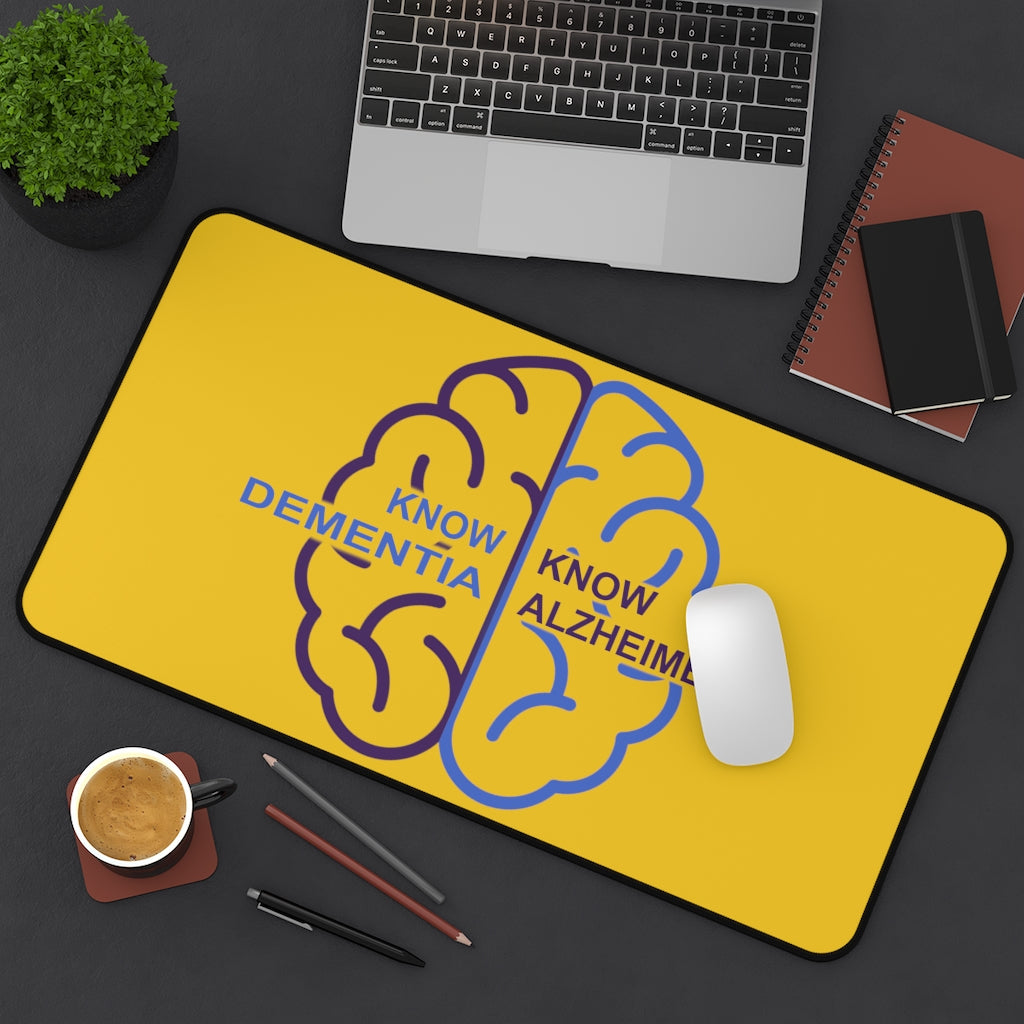 Yellow Desk Mat - Know Dementia | Know Alzheimer’s