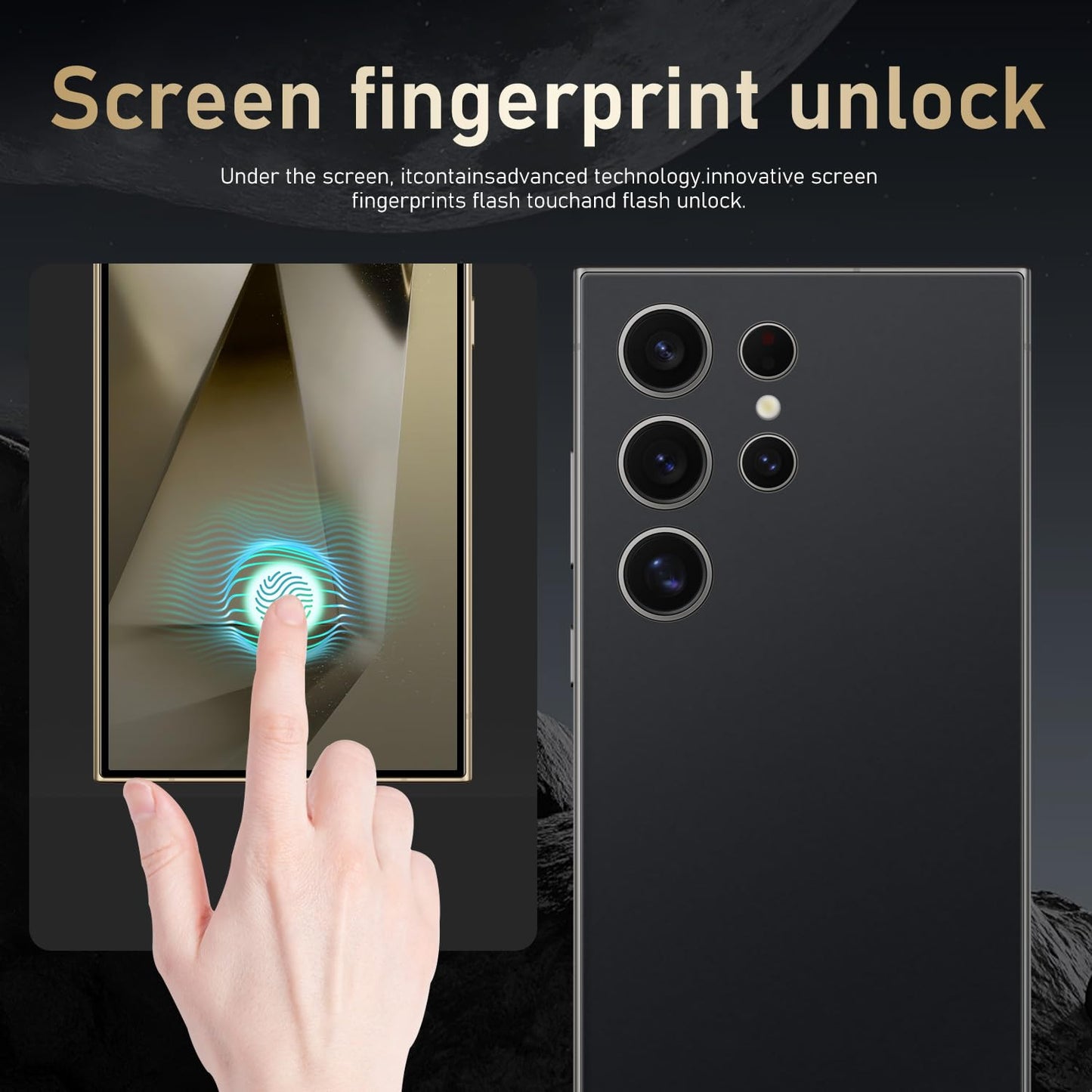 I24 Ultra Unlocked Smartphone,6GB+256GB Built in Pen with128GB Memory Card Cell Phone Android 13, 6.8" HD Screen Unlocked Cell Phone, 6800mAh, 48MP+108MP Dual Camera/Fingerprint Lock (Green)