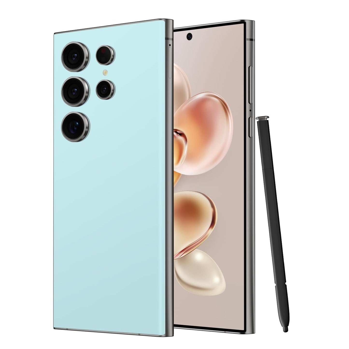 I24 Ultra Unlocked Smartphone,6GB+256GB Built in Pen with128GB Memory Card Cell Phone Android 13, 6.8" HD Screen Unlocked Cell Phone, 6800mAh, 48MP+108MP Dual Camera/Fingerprint Lock (Green)
