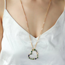 Load image into Gallery viewer, Alloy Iron Heart Shape Chain Necklace
