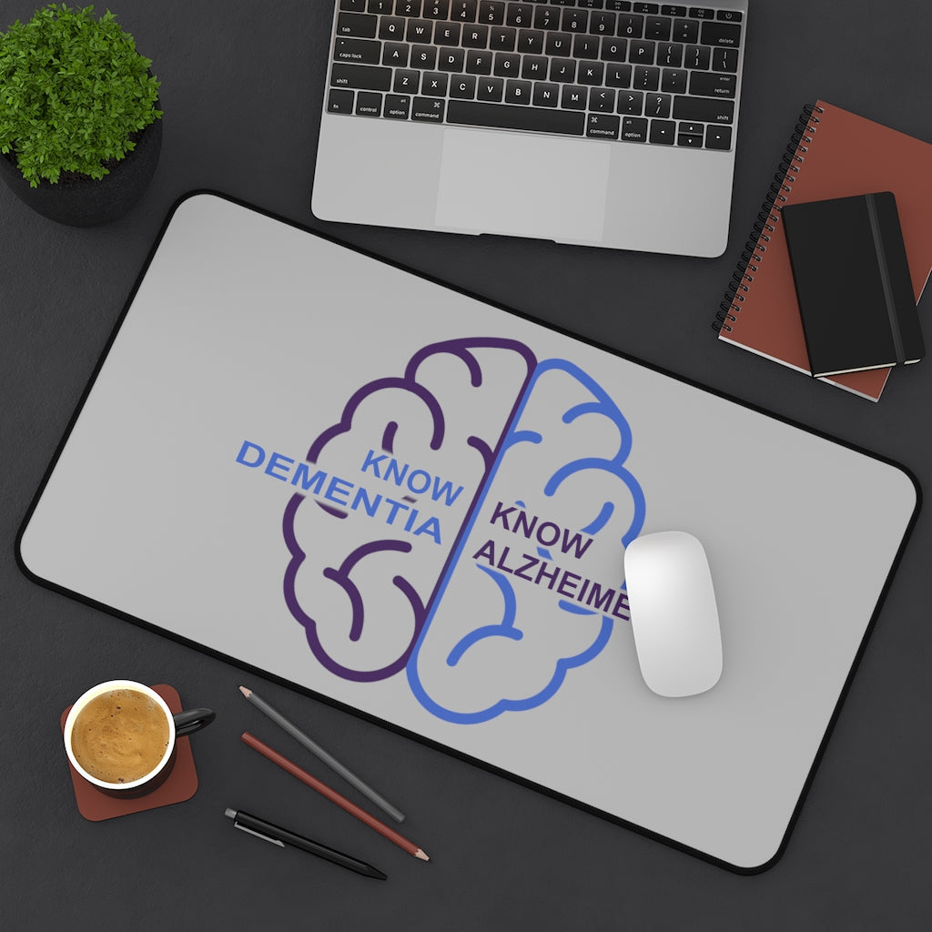 Silver Desk Mat - Know Dementia | Know Alzheimer’s