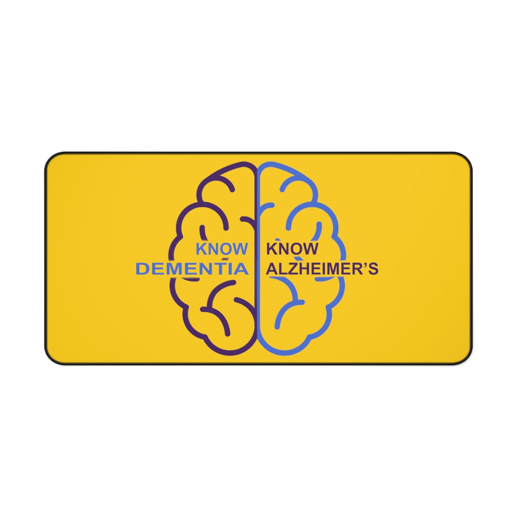Yellow Desk Mat - Know Dementia | Know Alzheimer’s