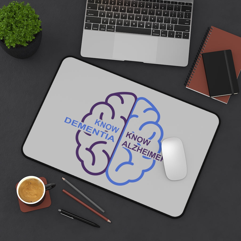 Silver Desk Mat - Know Dementia | Know Alzheimer’s