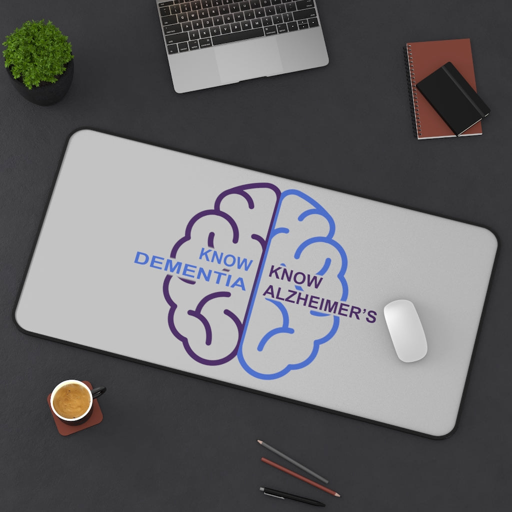 Silver Desk Mat - Know Dementia | Know Alzheimer’s