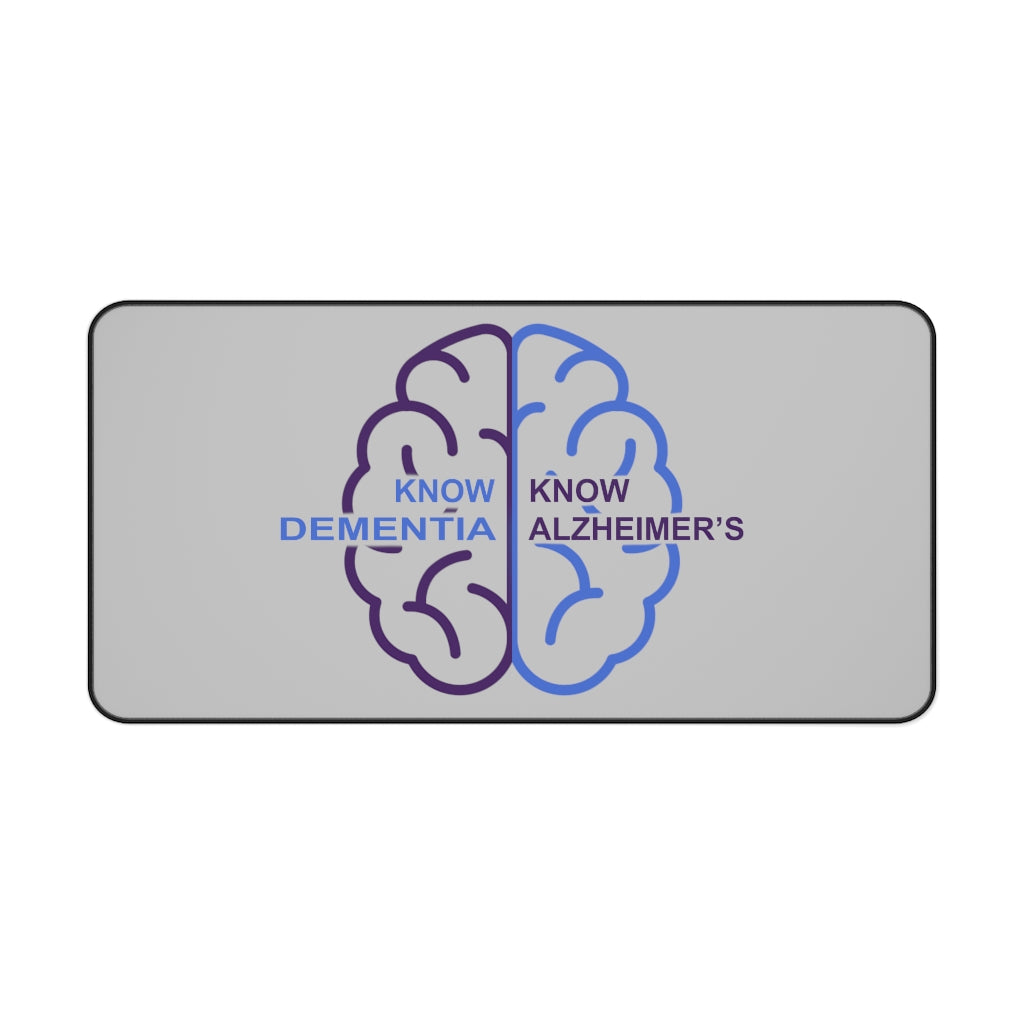 Silver Desk Mat - Know Dementia | Know Alzheimer’s